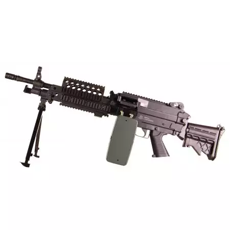 Fusil LMG FN Herstal MK46 AEG A&K - Noir