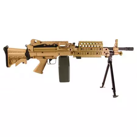 Fusil LMG FN Herstal MK46 AEG A&K - Tan