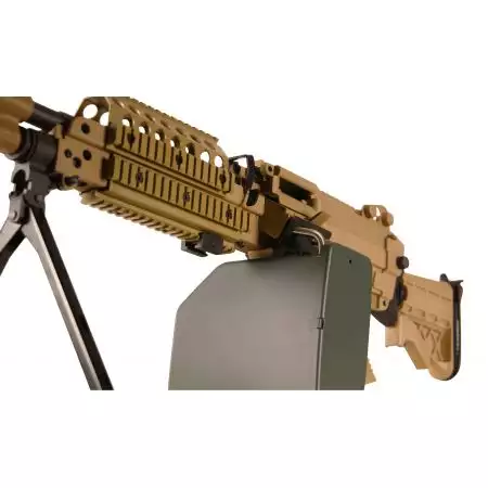 Fusil LMG FN Herstal MK46 AEG A&K - Tan