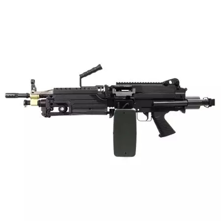 Fusil LMG Light Machine Gun M249 Para Court AEG Full Metal A&K - Noir