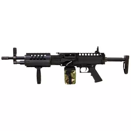 Fusil LMG Light Machine Gun Stoner 99 KAC AEG Classic Army - Noir