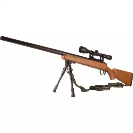 Fusil Sniper MB03D Spring Well - Bi-ton Bois