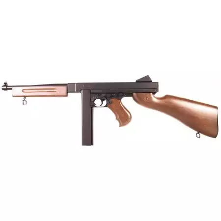 Fusil Thompson 1921 WWII D98W AEG Well - Noir