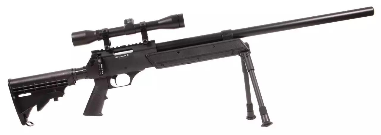 Fusil Urban Sniper Metal Spring Hop Up Pack Complet 16769