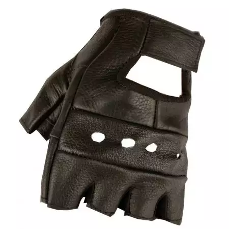 Gants Mitaine - Cuir - Miltec - Noir