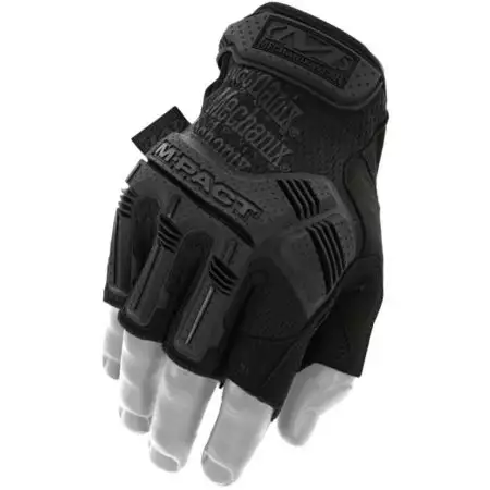Gants Mitaine Protection M-Pact Fingerless Mechanix - Noir
