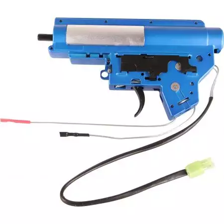 Gearbox QD Complète Renforcée V2 - 8mm - Câblage Arrière - Specna Arms - Bleu