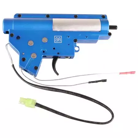 Gearbox QD Renforcée V2 - 8mm - Câblage Arrière - Specna Arms - Bleu