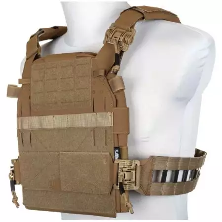 Gilet Plate Carrier QR III Molle SATAC Specna Arms - Tan