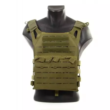Gilet Tactique JPC Plate Carrier V18 Laser Cut Delta Tactics - Olive