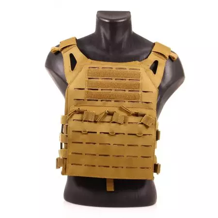 Gilet Tactique JPC Plate Carrier V18 Laser Cut Delta Tactics - Tan
