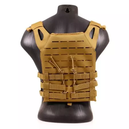 Gilet Tactique JPC Plate Carrier V18 Laser Cut Delta Tactics - Tan