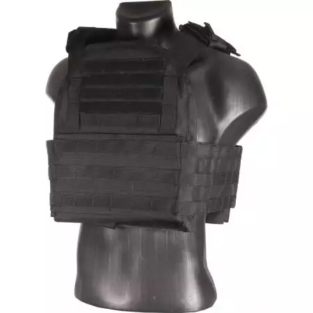 Gilet Tactique Plate Carrier Molle Delta Tactics - Noir