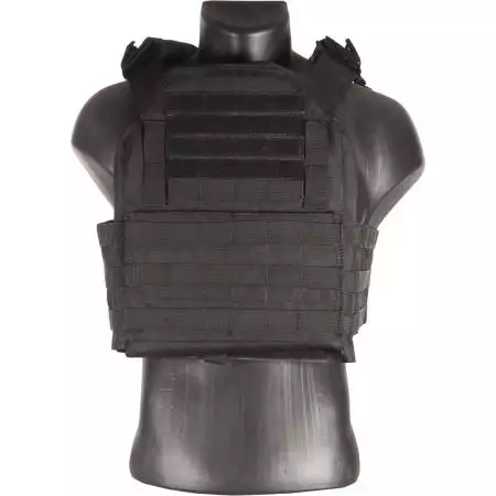 Gilet Tactique Plate Carrier Molle Delta Tactics - Noir