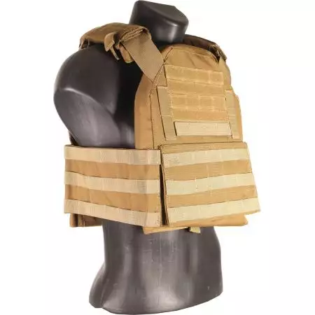 Gilet Tactique Plate Carrier Molle Delta Tactics - Tan