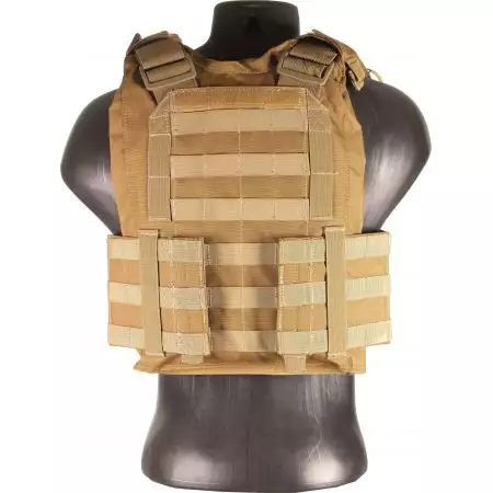 Gilet Tactique Plate Carrier Molle Delta Tactics - Tan