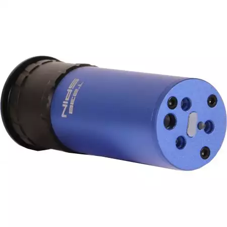 Grenade 40mm Tra&ccedil;ante Spin Gaz 50 Billes T238 - Bleu
