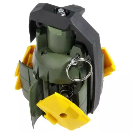 Grenade Fragmentation Nuke Ananas 144 Billes Spring ADG Airsoft - Olive