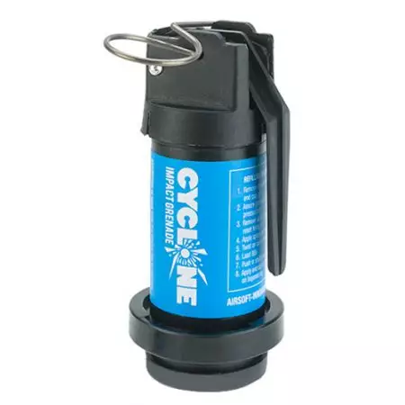 Grenade Impact Cyclone Gaz 140 Billes Noire - Airsoft Innovation