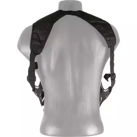 Harnais Holster Epaule Double Plateforme Rigide Amomax - Noir