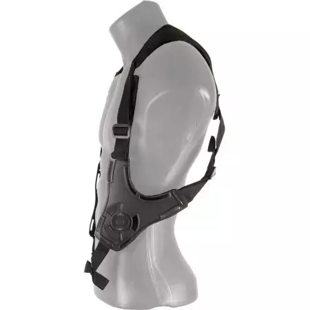 Harnais d'épaule ball-trap gaucher - noir - LIVRAISON GRATUITE - Gilets