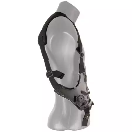 Harnais Holster Epaule Double Plateforme Rigide Amomax - Noir
