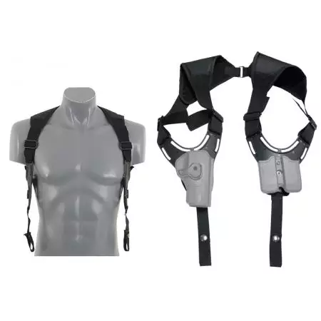 Harnais Holster Plateforme d'&Eacute;paule Rigide CYTAC CQC - Noir