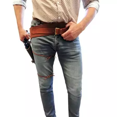 Holster Buscadero Cuir Legends avec Cartouchi&egrave;re - Umarex