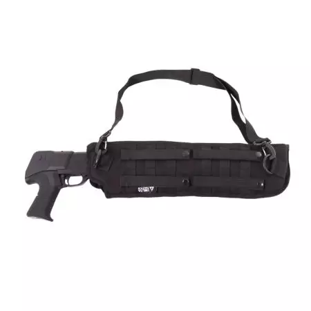 Holster Carquois Cordura pour Fusil à Pompe Court Noir - Delta Tactics