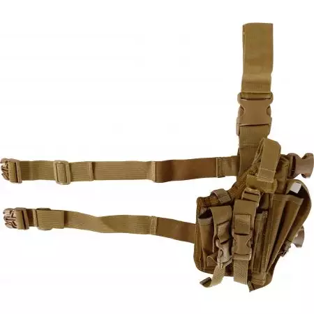 Holster De Cuisse SOF Droitier Cordura Invader Gear - Coyote