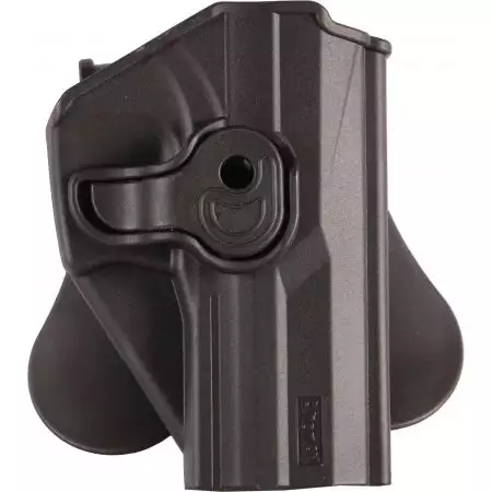 Holster Droitier Rigide CQC Réplique Type H&K USP Amomax - Noir