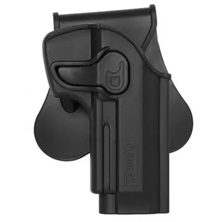 Holster Droitier Rigide CQC Répliques type M9 Amomax - Noir