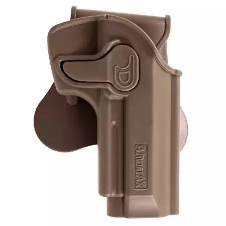 Holster Droitier Rigide CQC Répliques type M9 Amomax - Tan