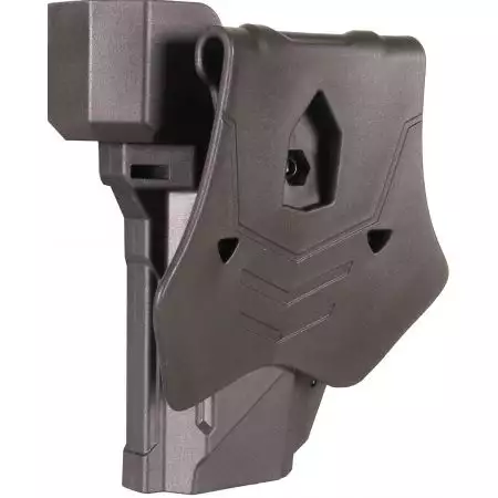 Holster Droitier Rigide - Glock + RMR - Amomax - Noir