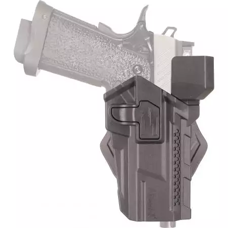 Holster Droitier Rigide - Hi-Capa + RMR - Amomax - Noir