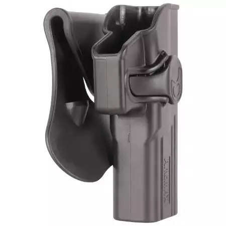 Holster Droitier Rigide pour Glock 17 Amomax - Noir