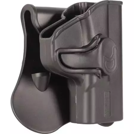Holster Droitier Rigide pour MP40 Shield Amomax - Noir