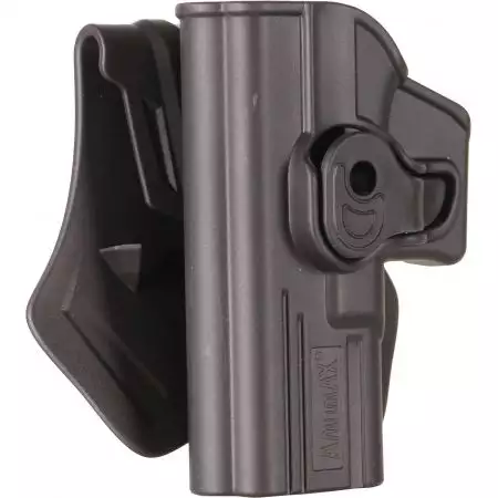 Holster Gaucher Rigide pour Glock 17 Amomax - Noir