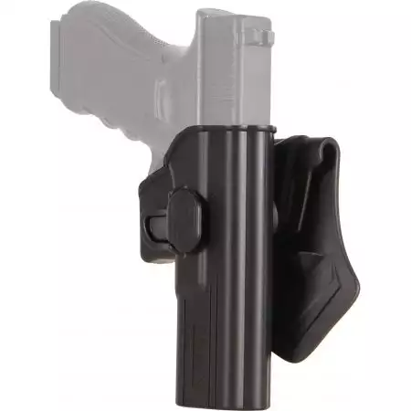 Holster Rigide Droitier - Glock 17 G22 G31 - Amomax - Noir