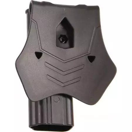 Holster Rigide Droitier - Glock 17 G22 G31 - Amomax - Noir