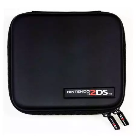 Housse Sacoche Rigide Noire Hori Protection Console Nintendo 2DS - 2DS-002u