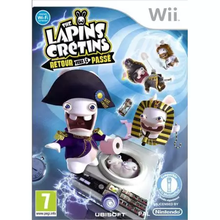 Jeu Nintendo Wii - The Lapins Cretins : Retour Vers Le Passé