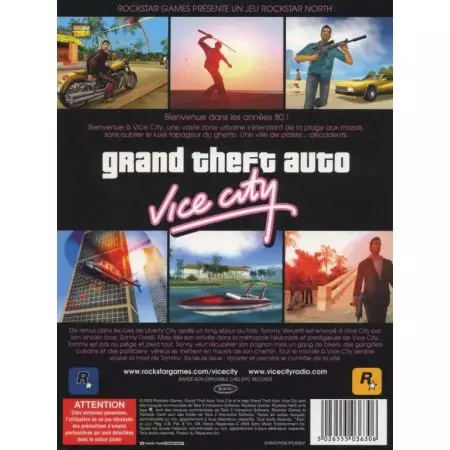 Jeu Pc - Grand Theft Auto Vice City (GTA)