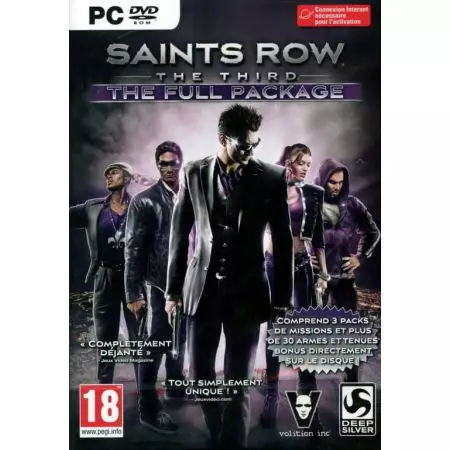 Jeu Pc - Saints Row : The Third The Full Package