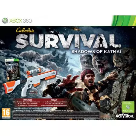 Jeu Xbox 360 - Cabelas Survival Shadows Of Katamai + Fusil Sans Fil