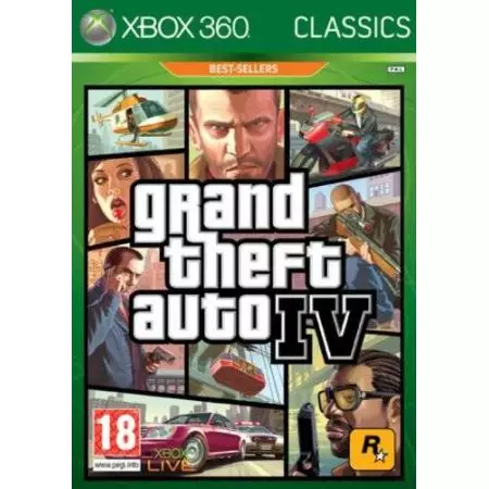 Jeu Xbox 360 - Grand Theft Auto 4 : GTA IV Classics
