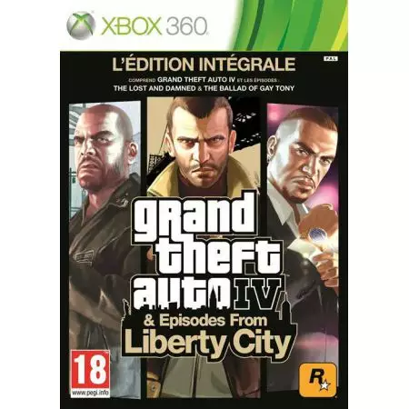 Jeu Xbox 360 - GTA IV Edition Intégrale Episodes From Liberty City