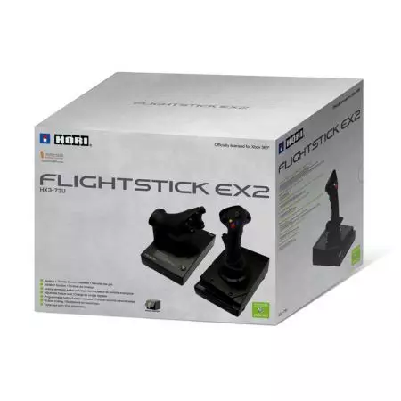 Joystick + Manette de Gaz Flight Stick EX2 Officielle Microsft - Avion - Hori