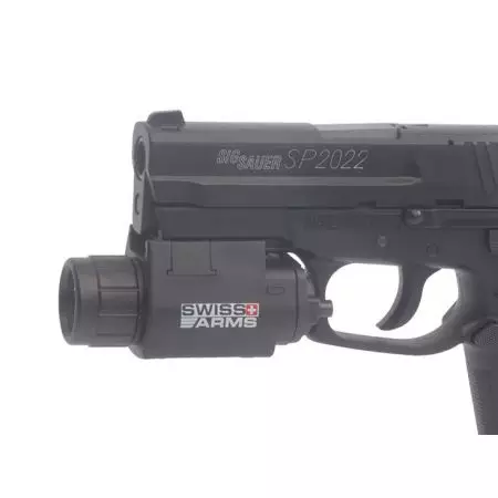 Lampe LED Tactique Compacte Flashlight Swiss Arms - Noir