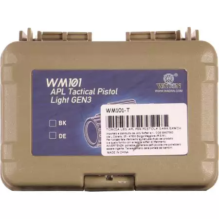 Lampe Tactique APL Gen3 LED 200 Lumens WADSN - Tan